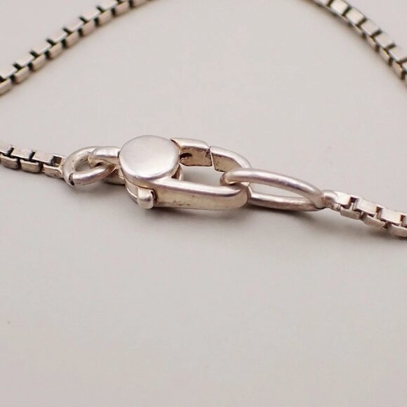 GUCCI Bamboo Pendant Necklace Sterling Silver925 Italy 60CA058 - Picture 7 of 9